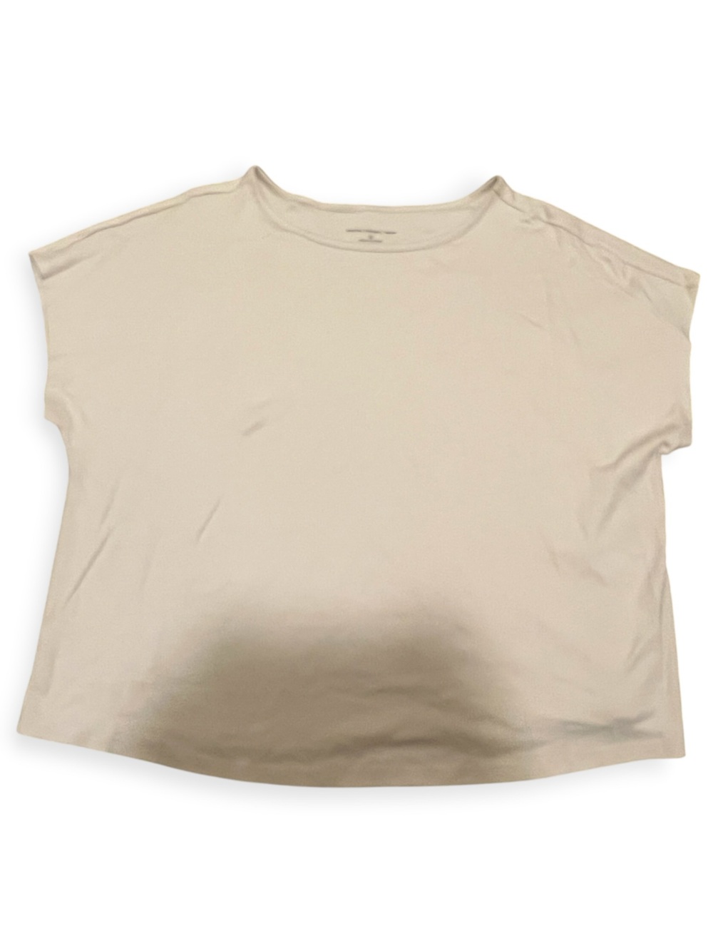 Martha Stewart Signature Short Sleeve T-Shirt 2X Light Tan